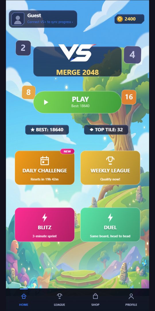 VS 2048 screenshot