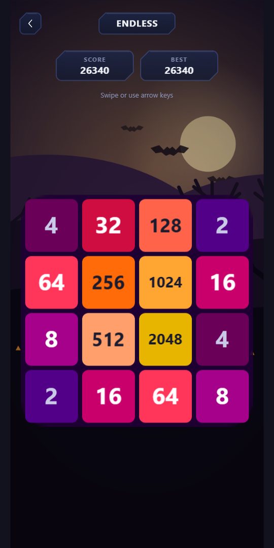 VS 2048 screenshot
